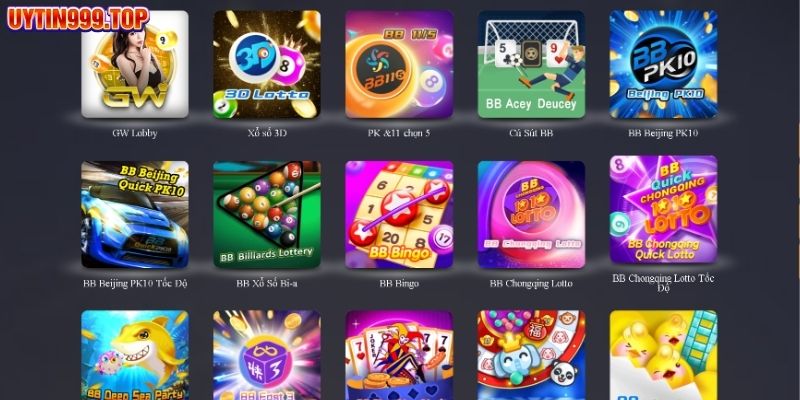 Khám phá sảnh xổ số UYTIN999