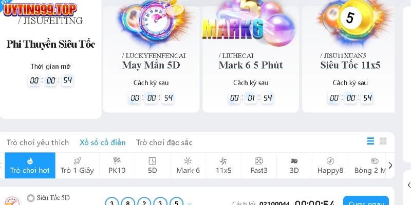 Lưu ý khi cá cược tại sảnh xổ số UYTIN999